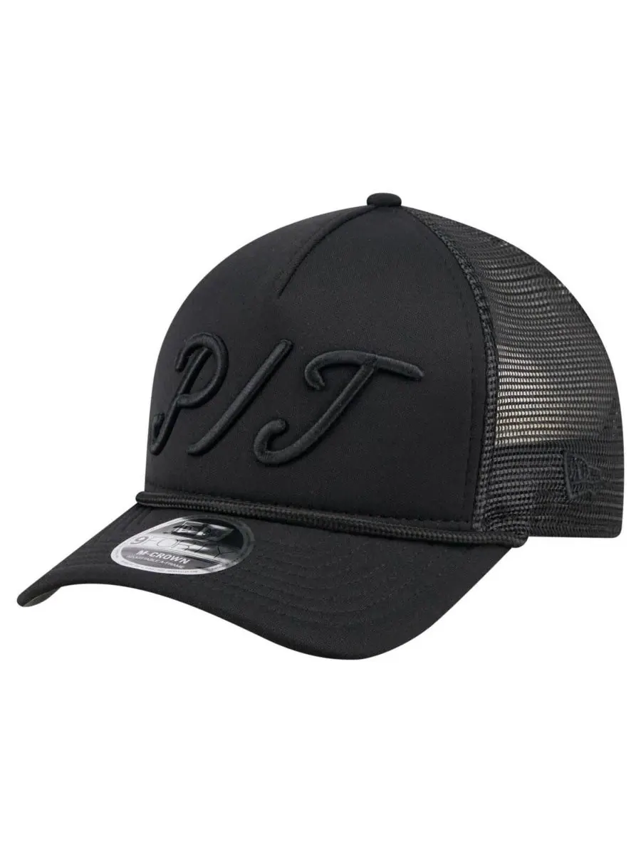 New Era Мужская черная регулируемая бейсболка Pittsburgh Pirates City Initial 9FORTY A-Frame M-Crown — изображение 1 из 4