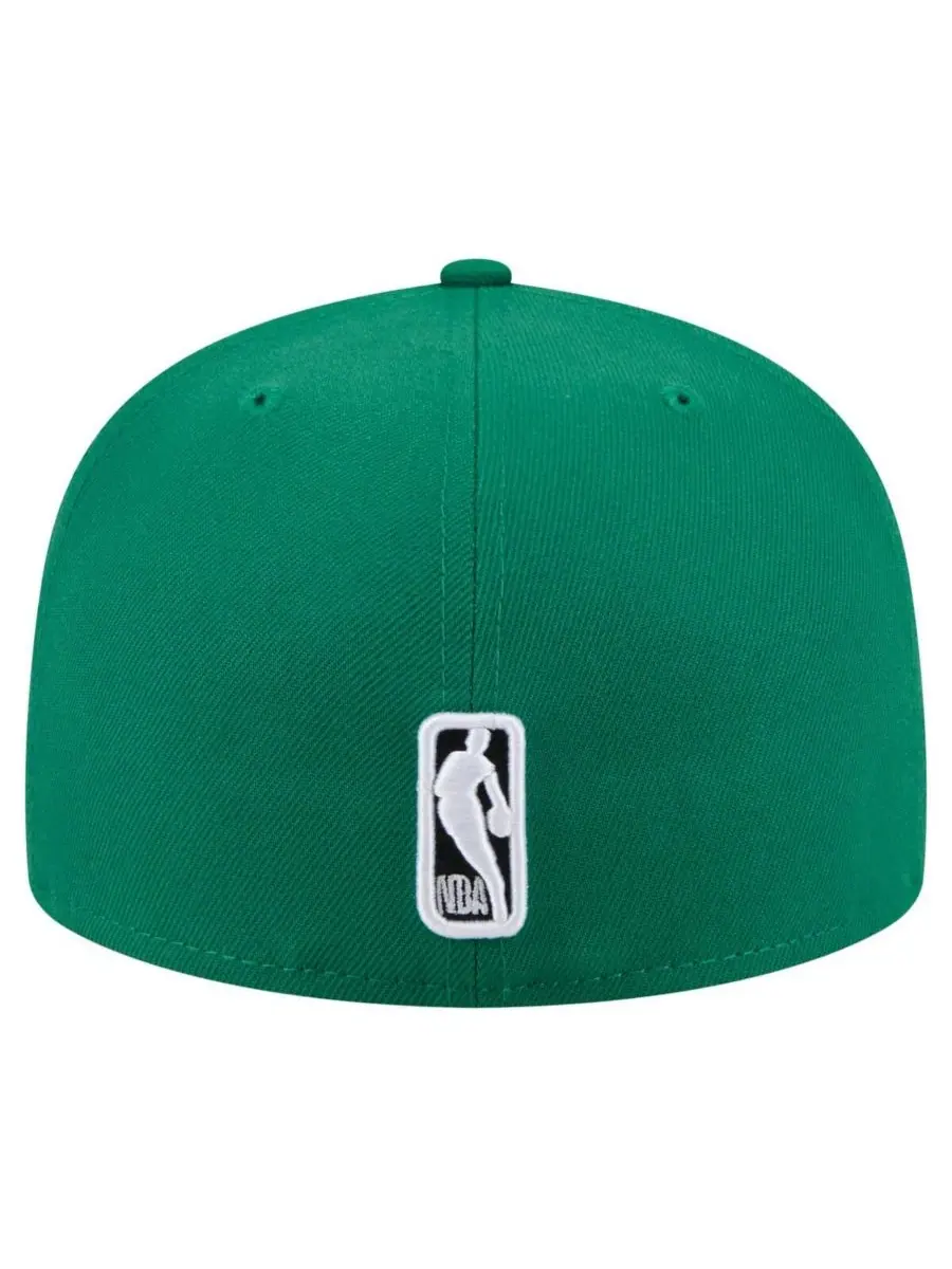 New Era Мужская бейсболка Boston Celtics State Stitch 59FIFTY ярко-зеленого цвета — изображение 3 из 5, зеленый