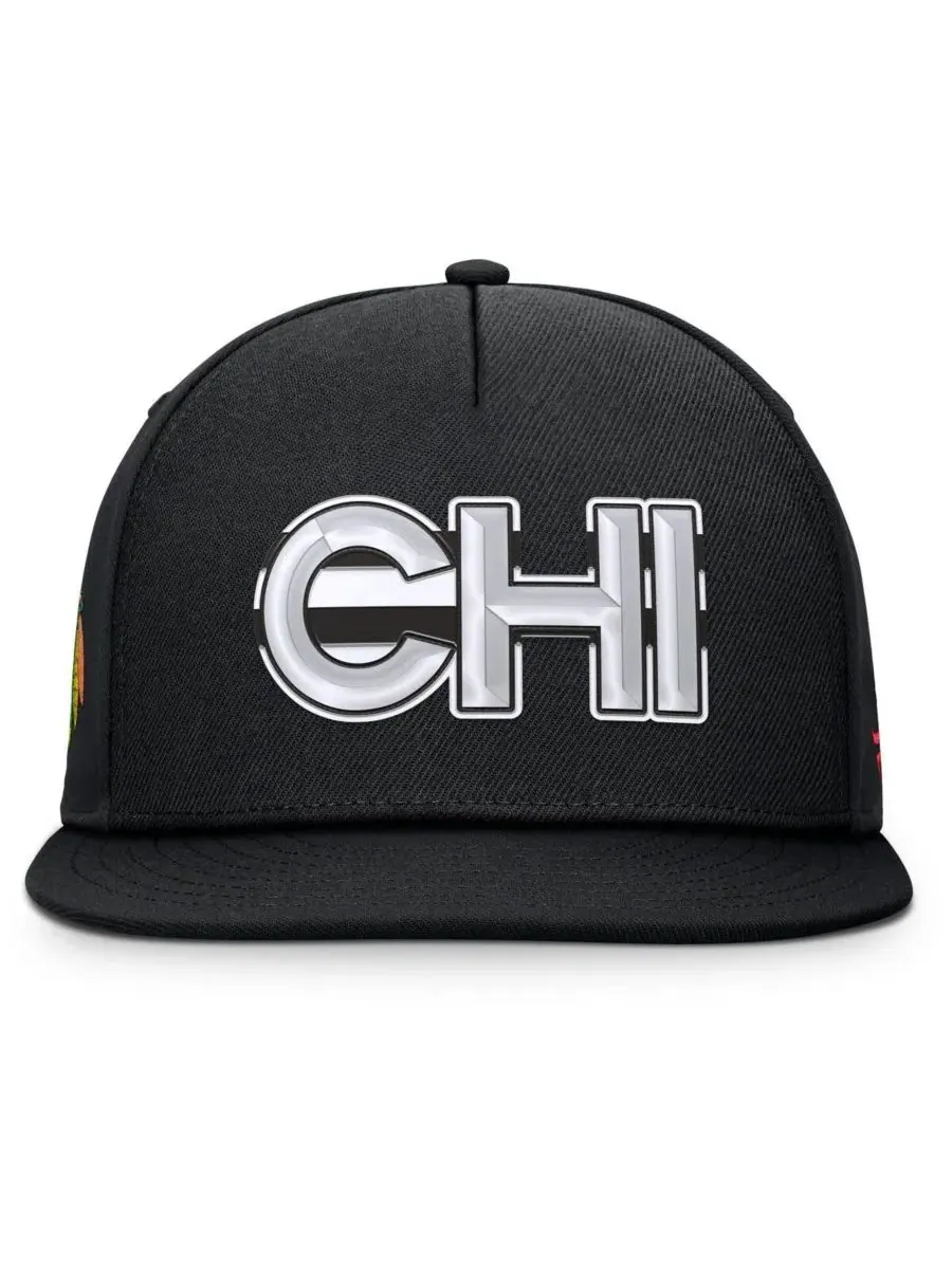 Fanatics Мужская черная бейсболка Chicago Blackhawks с логотипом команды Pro Rink — изображение 2 из 4, черный