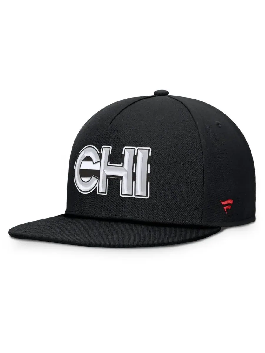 Fanatics Мужская черная бейсболка Chicago Blackhawks с логотипом команды Pro Rink — изображение 3 из 4, черный