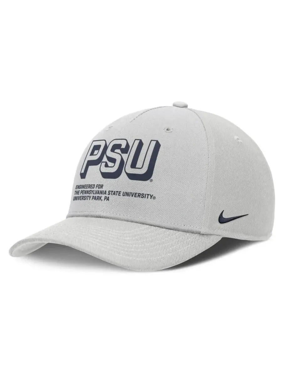 Nike Мужская серая кепка Penn State Nittany Lions 2025 Sideline Dust с регулируемой высотой и — изображение 1 из 4, серый