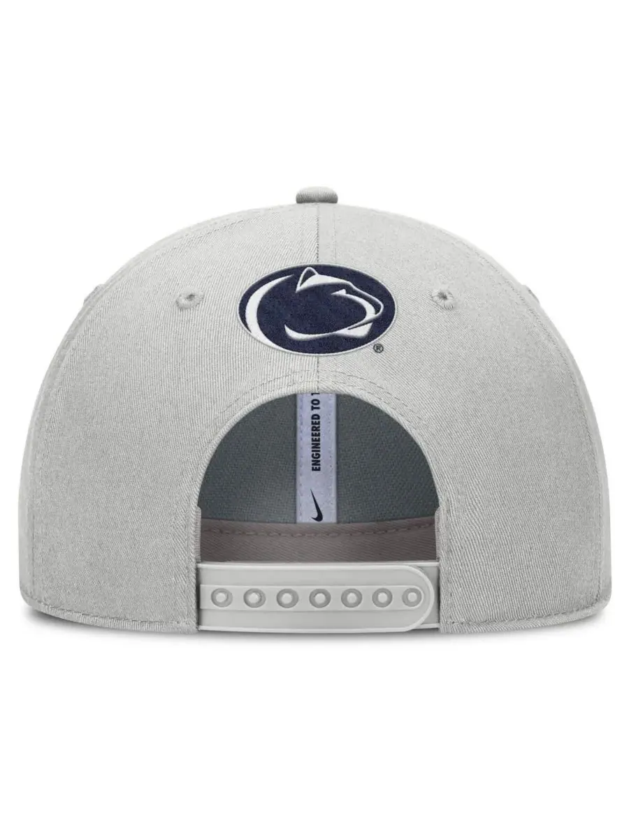 Nike Мужская серая кепка Penn State Nittany Lions 2025 Sideline Dust с регулируемой высотой и — изображение 3 из 4, серый