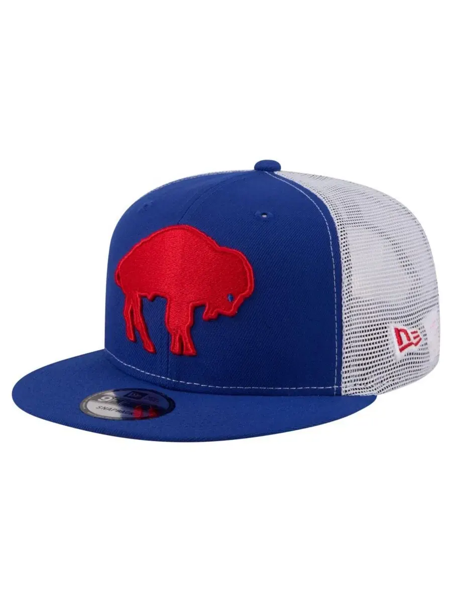 Кепка-снапбек с высокой тульей и сетчатыми вставками Buffalo Bills New Era — изображение 1 из 5, королевский