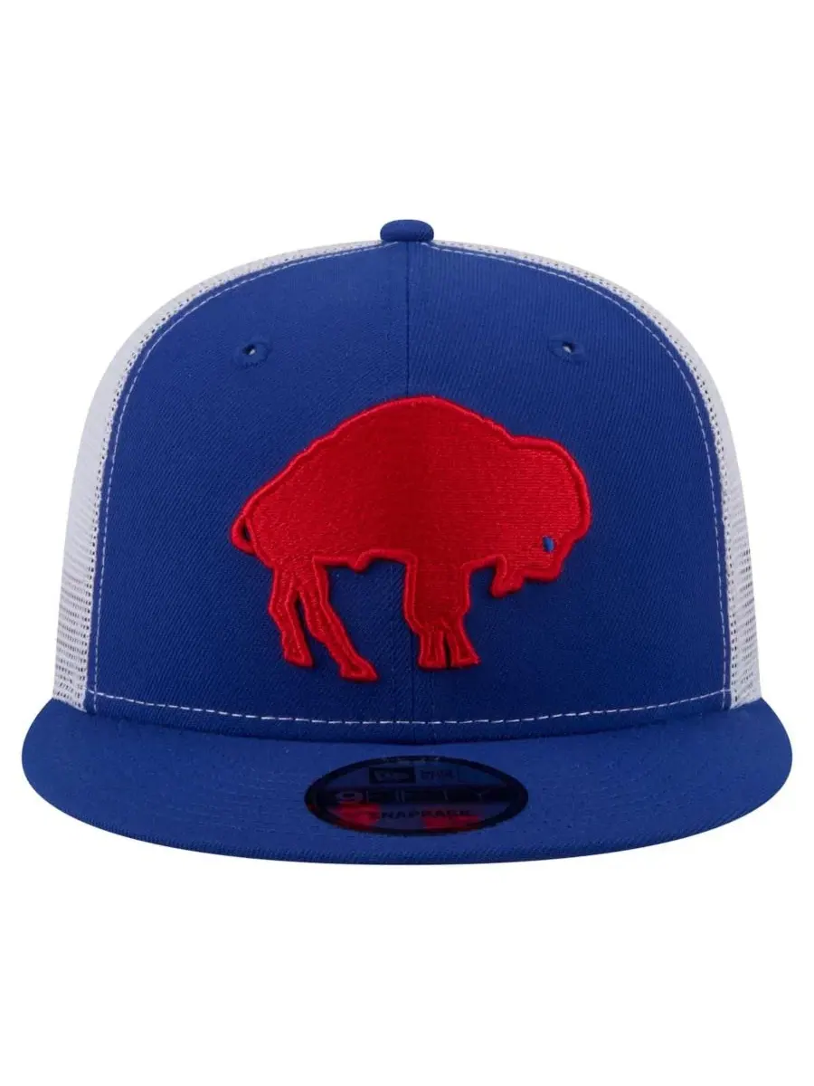 Кепка-снапбек с высокой тульей и сетчатыми вставками Buffalo Bills New Era — изображение 2 из 5, королевский