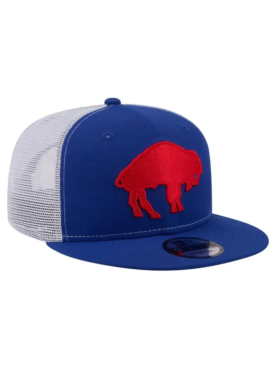 Кепка-снапбек с высокой тульей и сетчатыми вставками Buffalo Bills New Era — изображение 3 из 5, королевский
