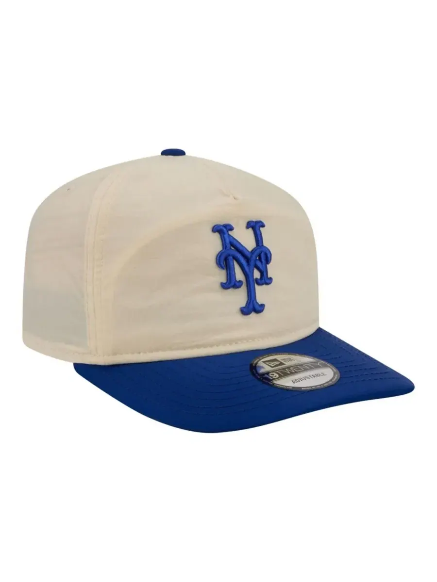 Бейсболка с вышитым логотипом New York Mets, модель 19TWENTY New Era — изображение 4 из 5, кремовый