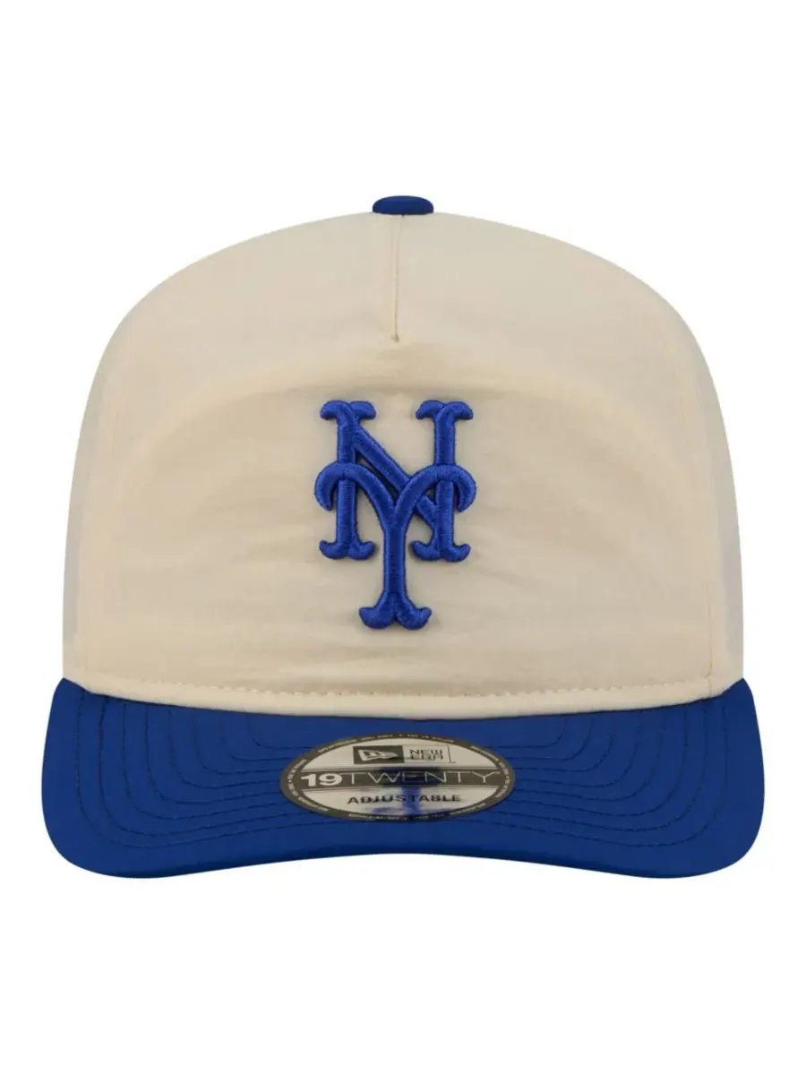 Бейсболка с вышитым логотипом New York Mets, модель 19TWENTY New Era — изображение 5 из 5, кремовый
