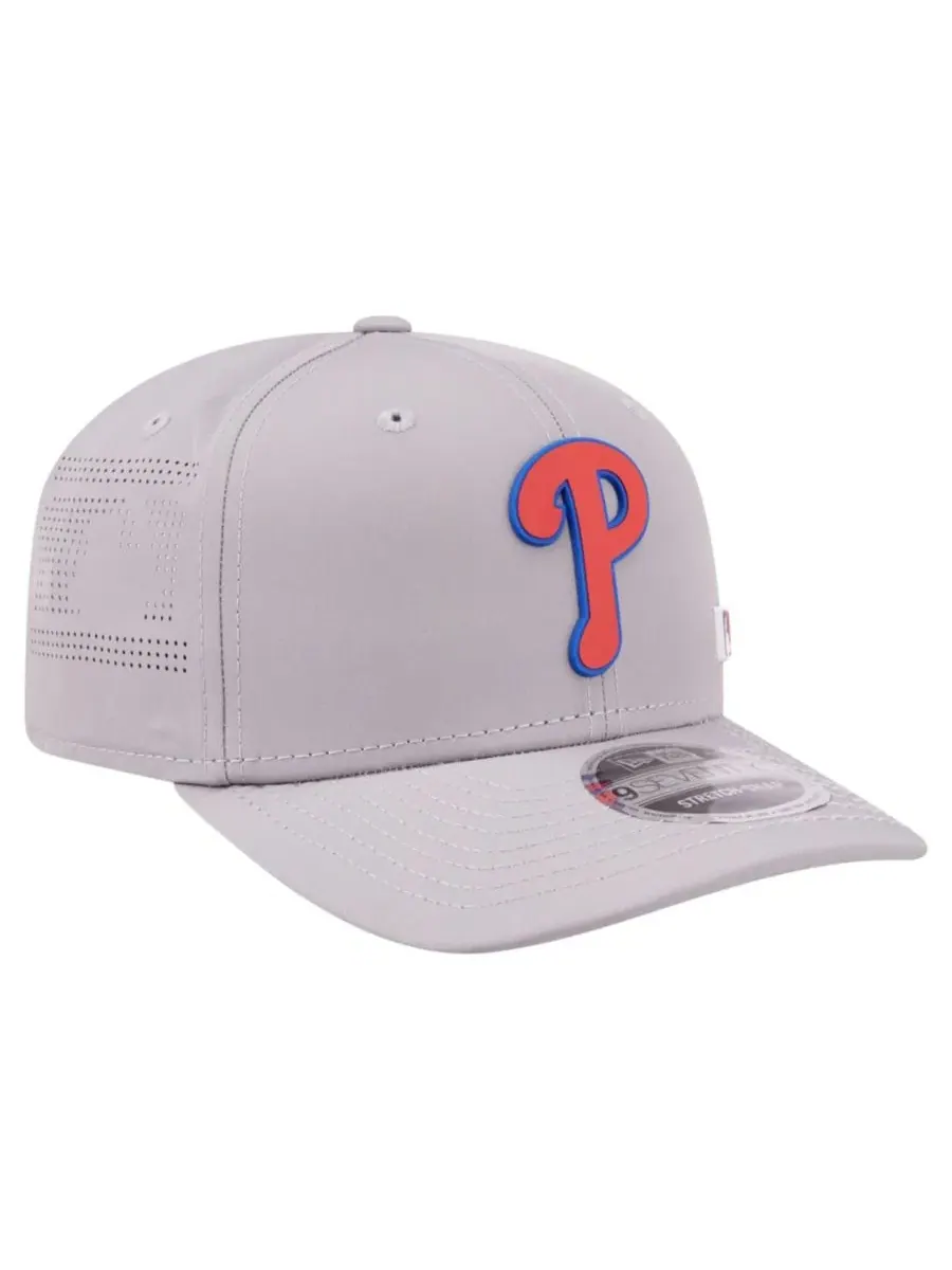 Кепка New Era Philadelphia Phillies 9SEVENTY, с перфорацией — изображение 4 из 5, серый