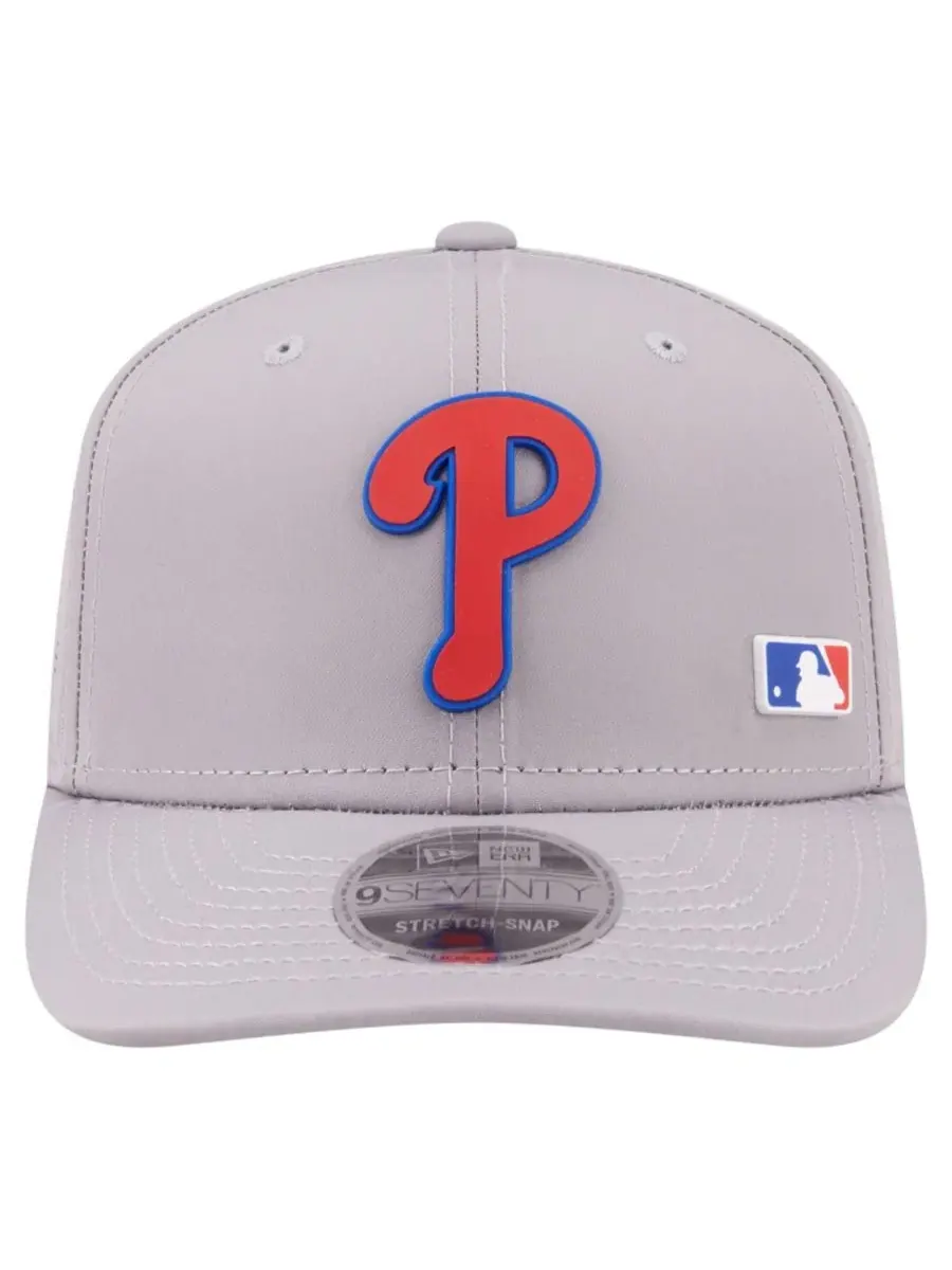 Кепка New Era Philadelphia Phillies 9SEVENTY, с перфорацией — изображение 5 из 5, серый