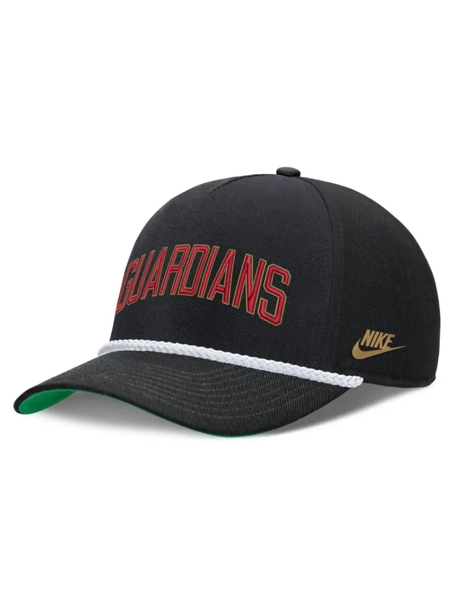 Кепка с принтом Cooperstown Collection Rise Nike — изображение 3 из 5, черный зеленый