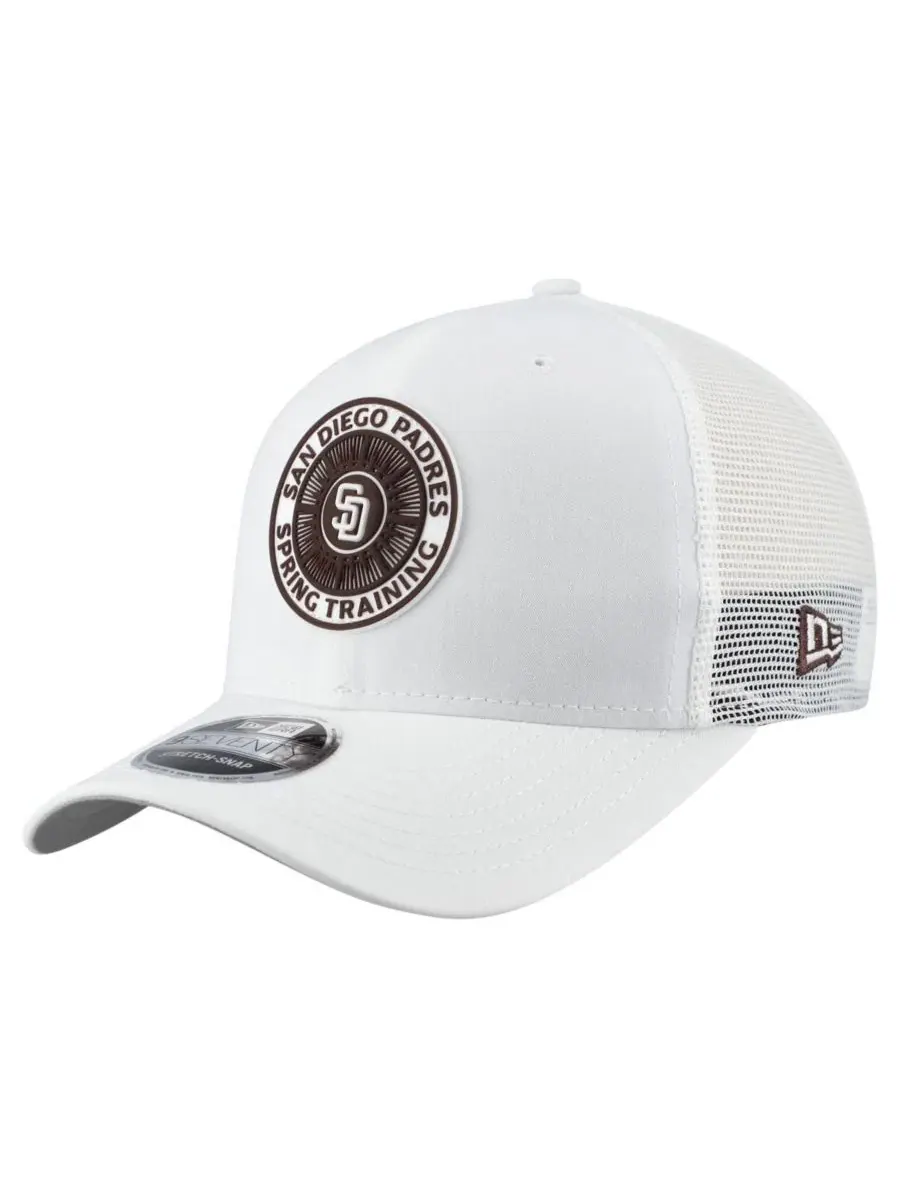 Бейсболка New Era San Diego Padres 2026 Spring Training Fan Pack 9SEVENTY — изображение 1 из 4, белый