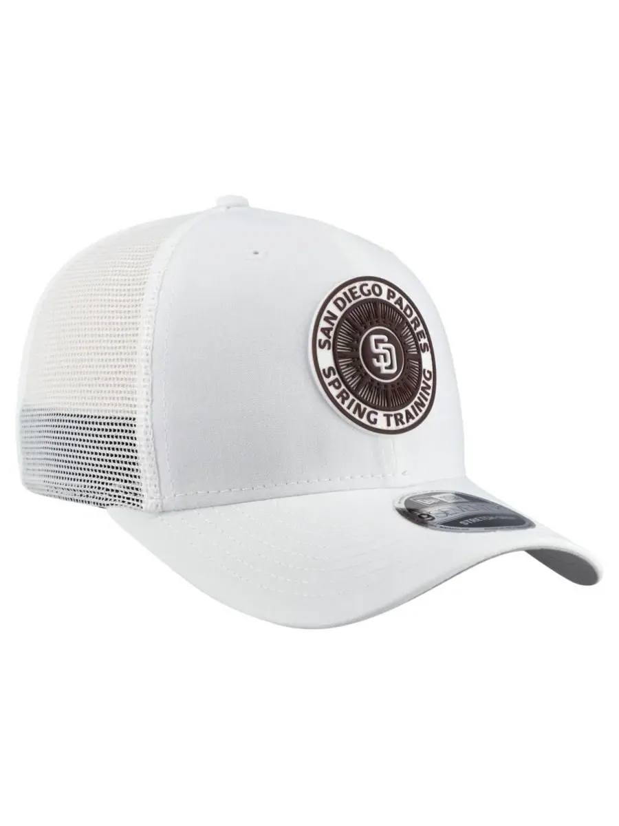 Бейсболка New Era San Diego Padres 2026 Spring Training Fan Pack 9SEVENTY — изображение 3 из 4, белый
