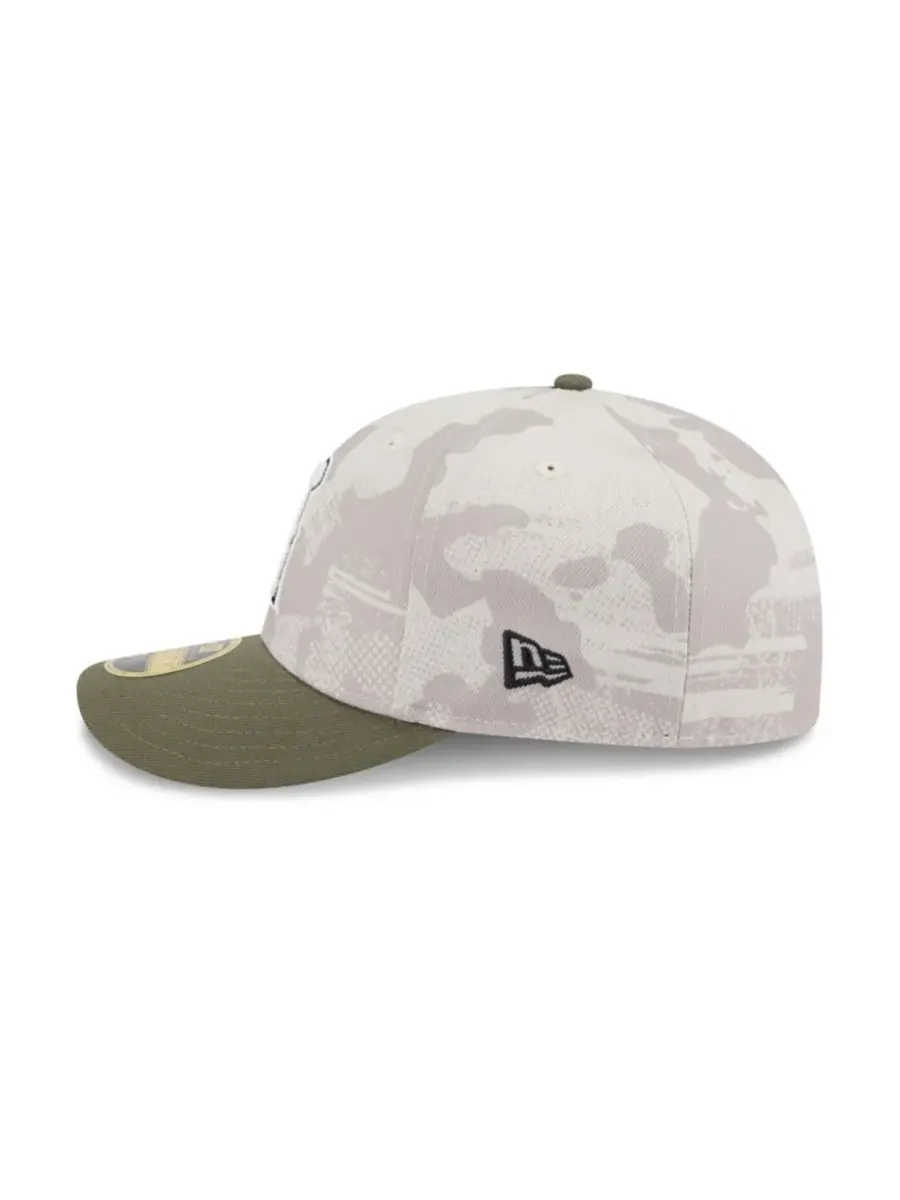 New Era Мужская кепка 59FIFTY Low Profile, светло-бежевого/оливкового цвета, посвященная Дню — изображение 4 из 7