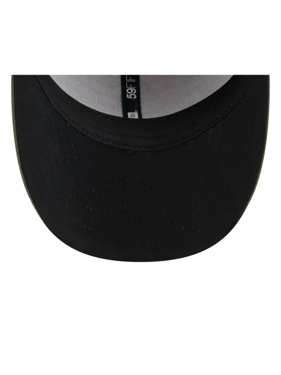 New Era Мужская кепка 59FIFTY Low Profile, светло-бежевого/оливкового цвета, посвященная Дню — изображение 7 из 7