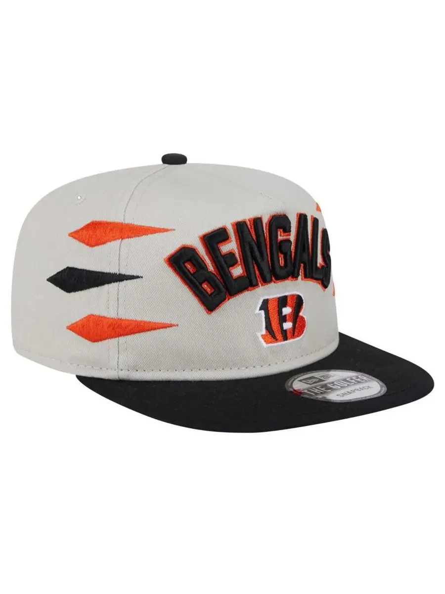 New Era Мужская спортивная кепка-бейсболка Cincinnati Bengals цвета "камень/оранжевый" с — изображение 3 из 5