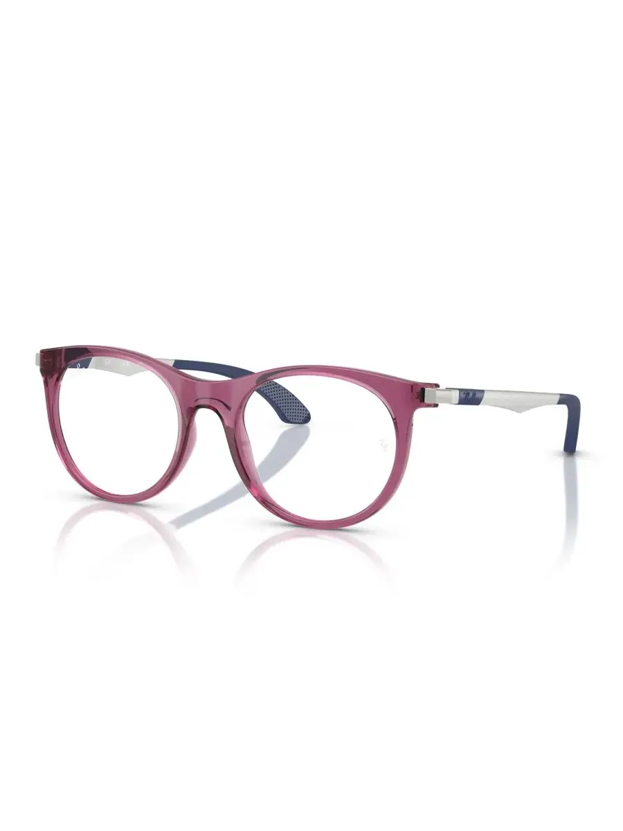 Детские узкие очки, RB9082V Ray-Ban Jr — изображение 1 из 7, прозрачный фиолетовый