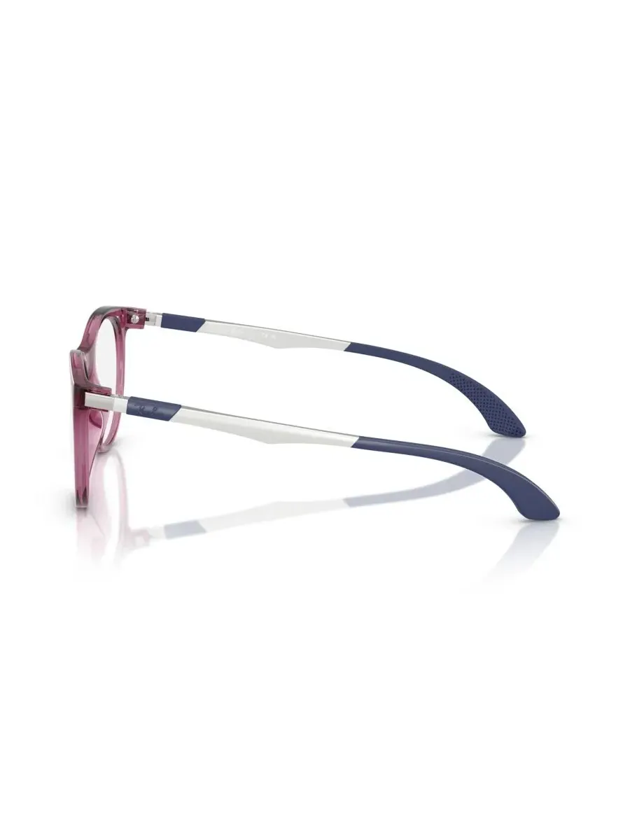 Детские узкие очки, RB9082V Ray-Ban Jr — изображение 3 из 7, прозрачный фиолетовый