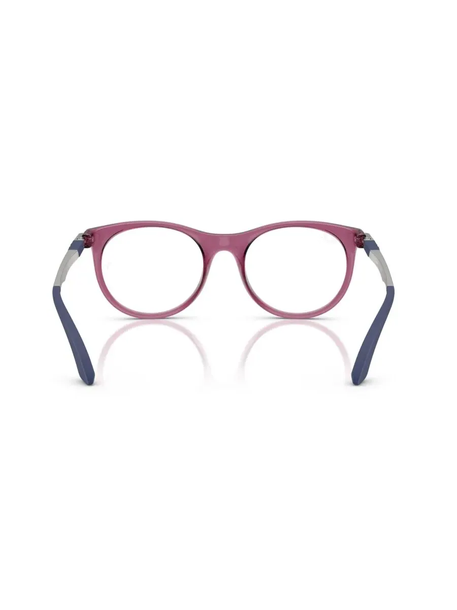 Детские узкие очки, RB9082V Ray-Ban Jr — изображение 4 из 7, прозрачный фиолетовый