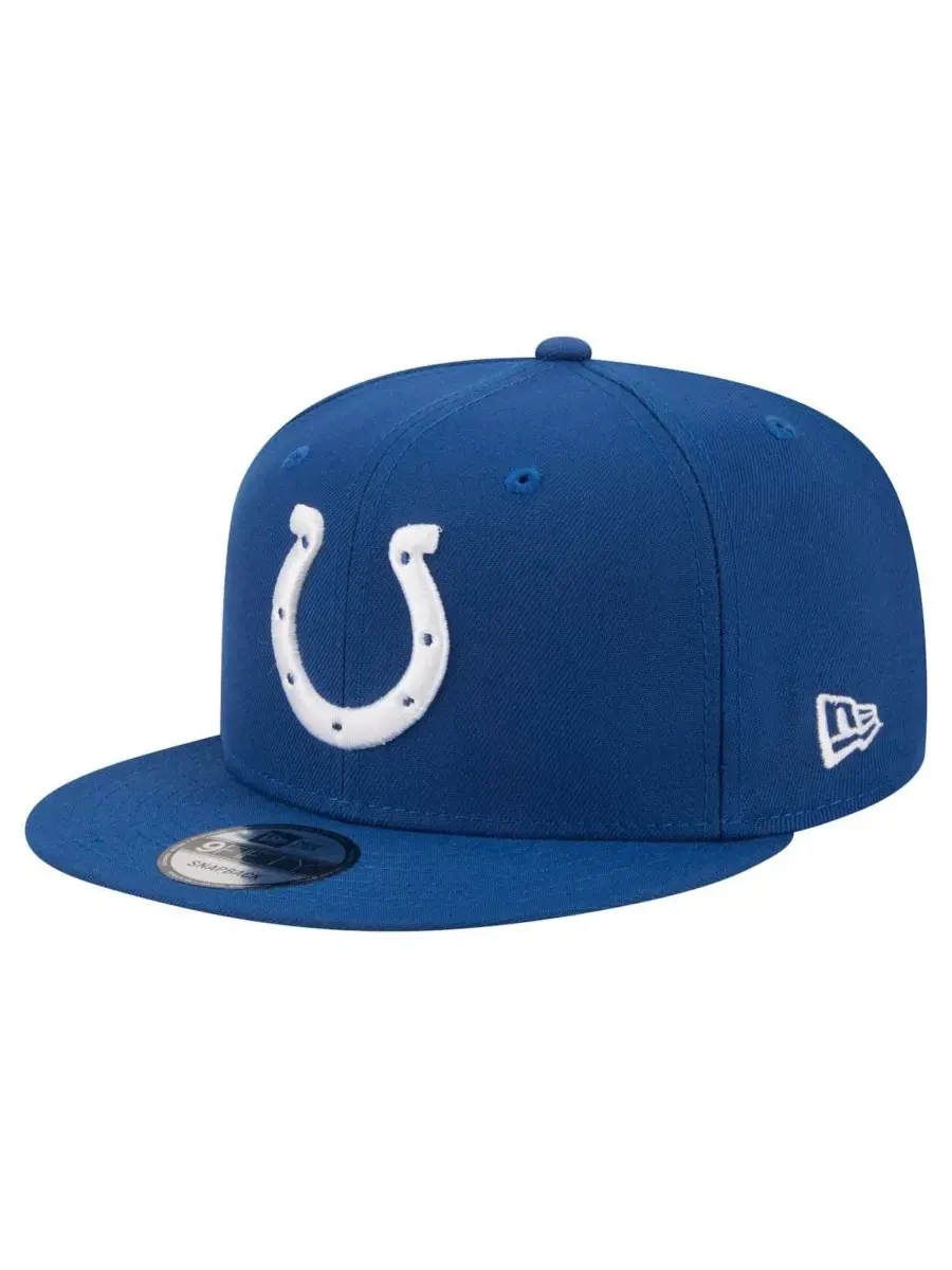 Кепка-снэпбэк с высокой тульей, с вышитым логотипом Indianapolis Colts New Era — изображение 1 из 4, королевский
