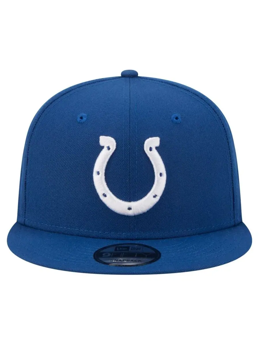 Кепка-снэпбэк с высокой тульей, с вышитым логотипом Indianapolis Colts New Era — изображение 4 из 4, королевский