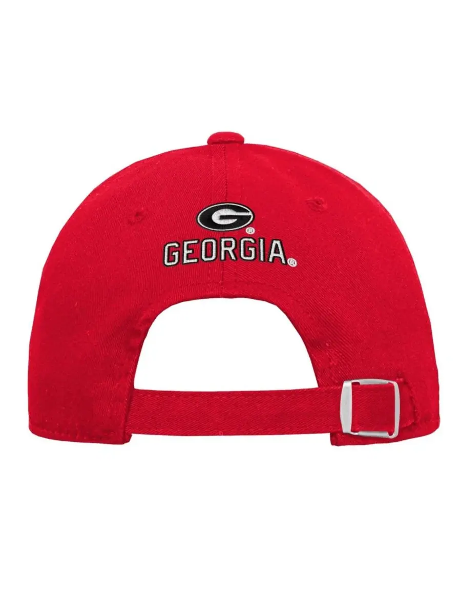 Бейсболка с вышивкой Georgia Bulldogs Outerstuff — изображение 3 из 3, красный черный