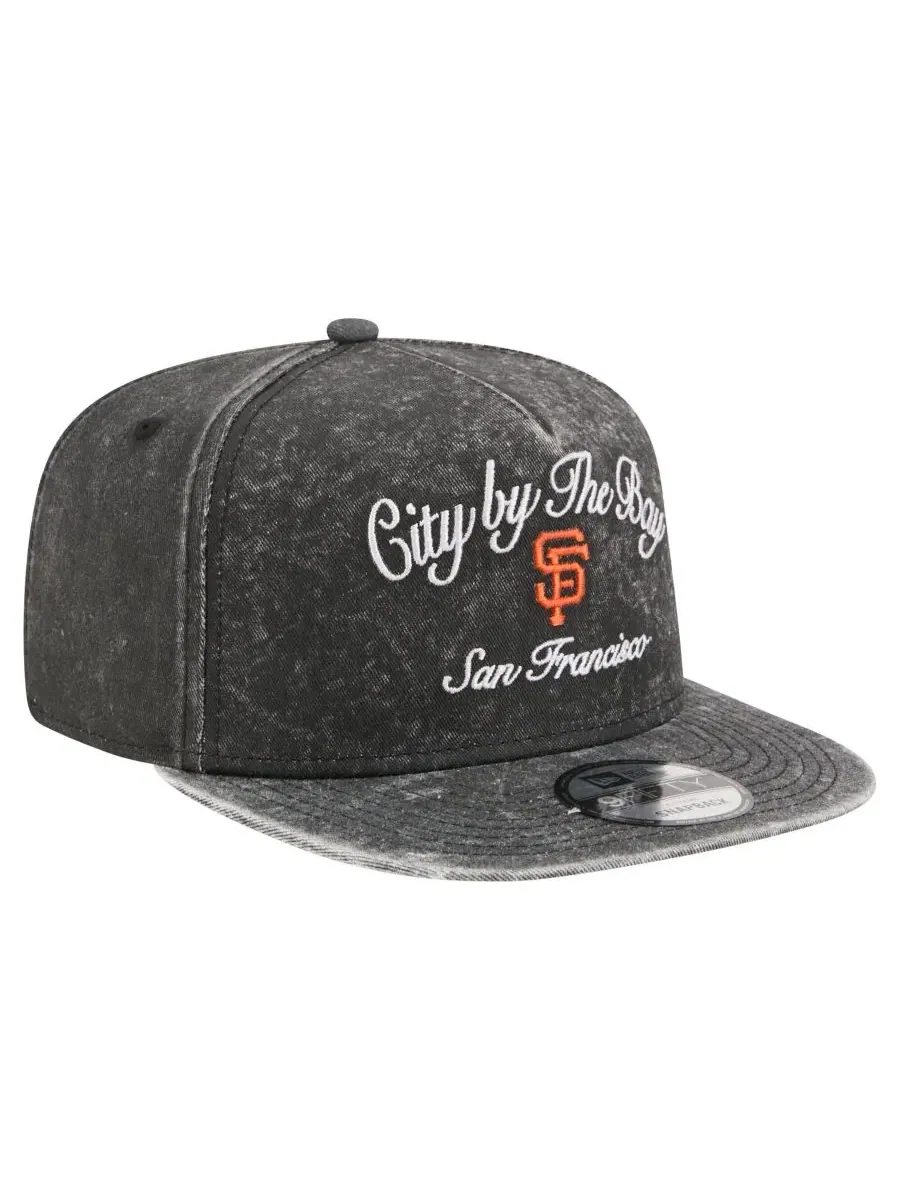 Кепка-снэпбек с вышивкой City Slogan New Era — изображение 3 из 5, черный