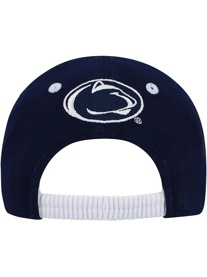 Темно-синяя, белая гибкая шляпа Nittany Lions Old School для мальчиков и девочек Penn State с — изображение 3 из 3