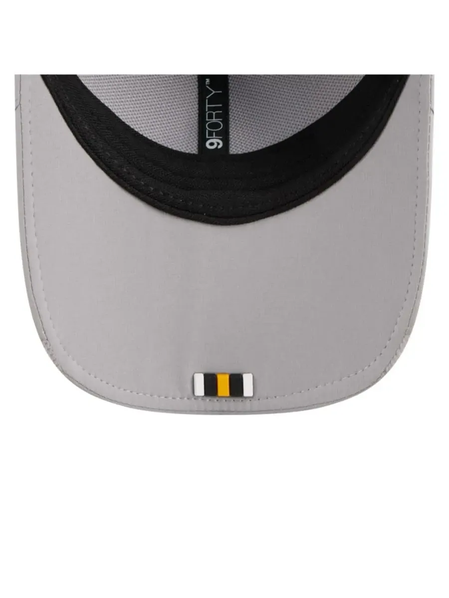 New Era Мужская серая регулируемая кепка Pittsburgh Steelers 2025 Sideline M-Crown 9FORTY — изображение 2 из 5, серый