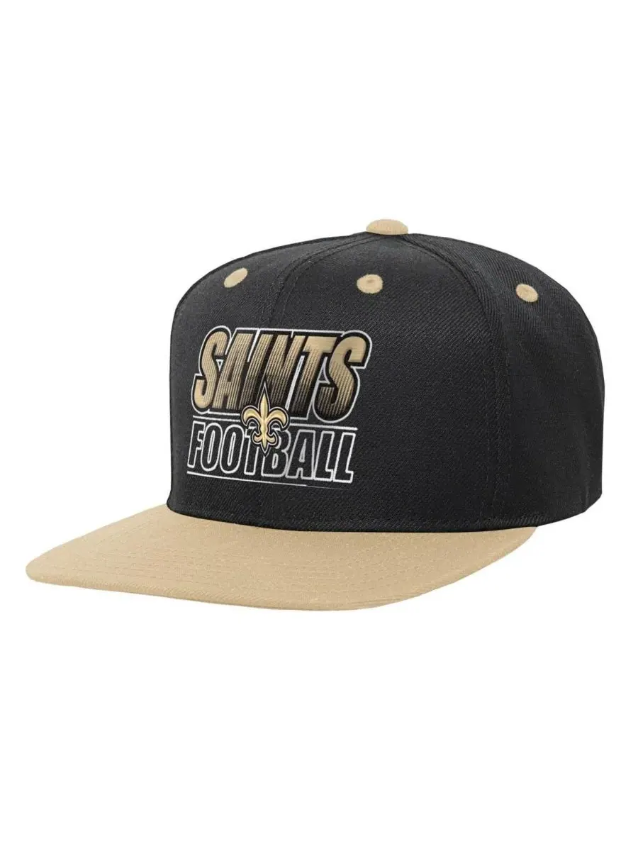 Outerstuff Большая детская кепка-бейсболка New Orleans Saints черного цвета с градиентным рисунком — изображение 1 из 3