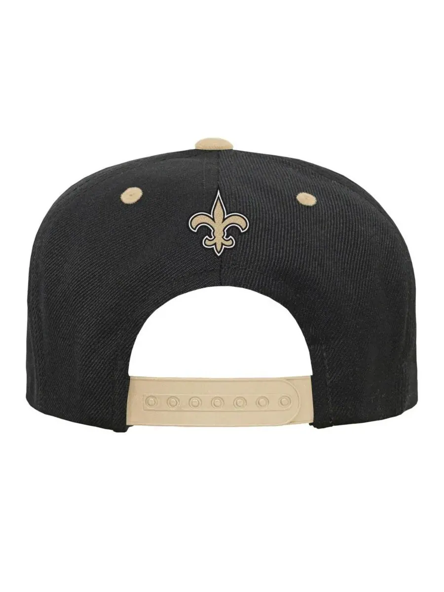 Outerstuff Большая детская кепка-бейсболка New Orleans Saints черного цвета с градиентным рисунком — изображение 2 из 3