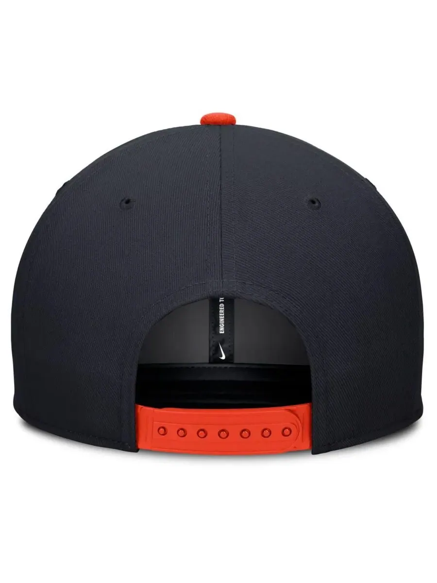 Nike Мужская бейсболка Detroit Tigers Pro Performance Snapback в сине-оранжевом цвете — изображение 3 из 4