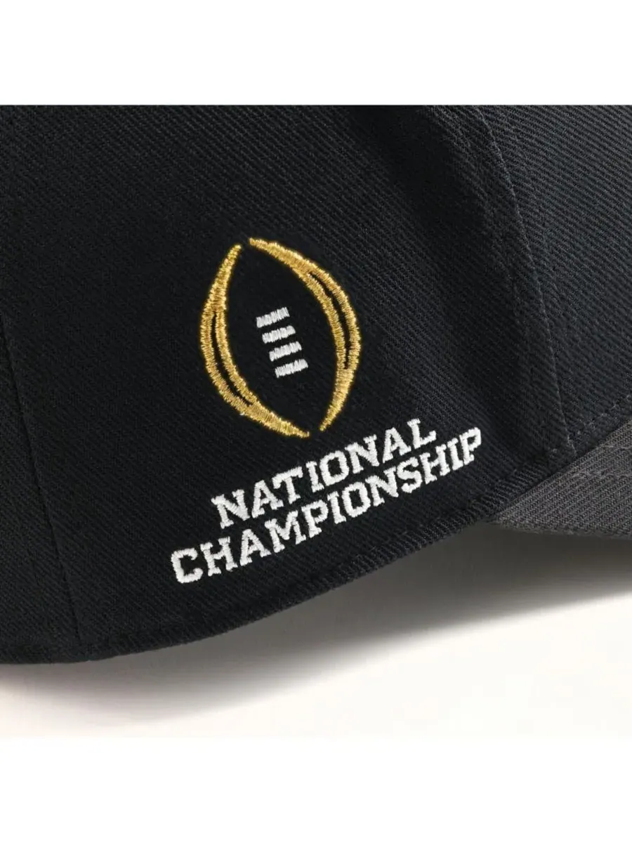 Nike Мужская кепка Black/Anthracite Indiana Hoosiers 2025 College Football Playoff National — изображение 3 из 5, черный