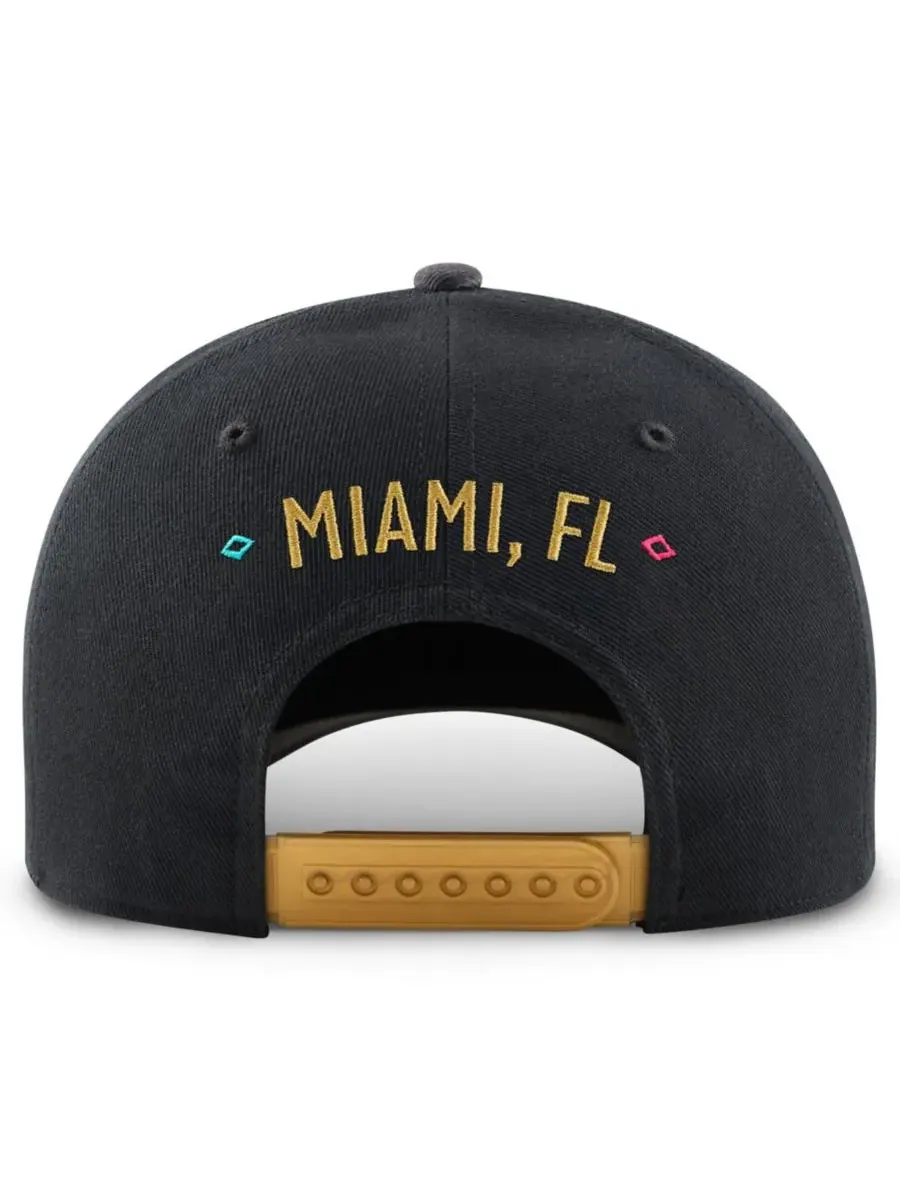 Nike Мужская кепка Black/Anthracite Indiana Hoosiers 2025 College Football Playoff National — изображение 4 из 5, черный