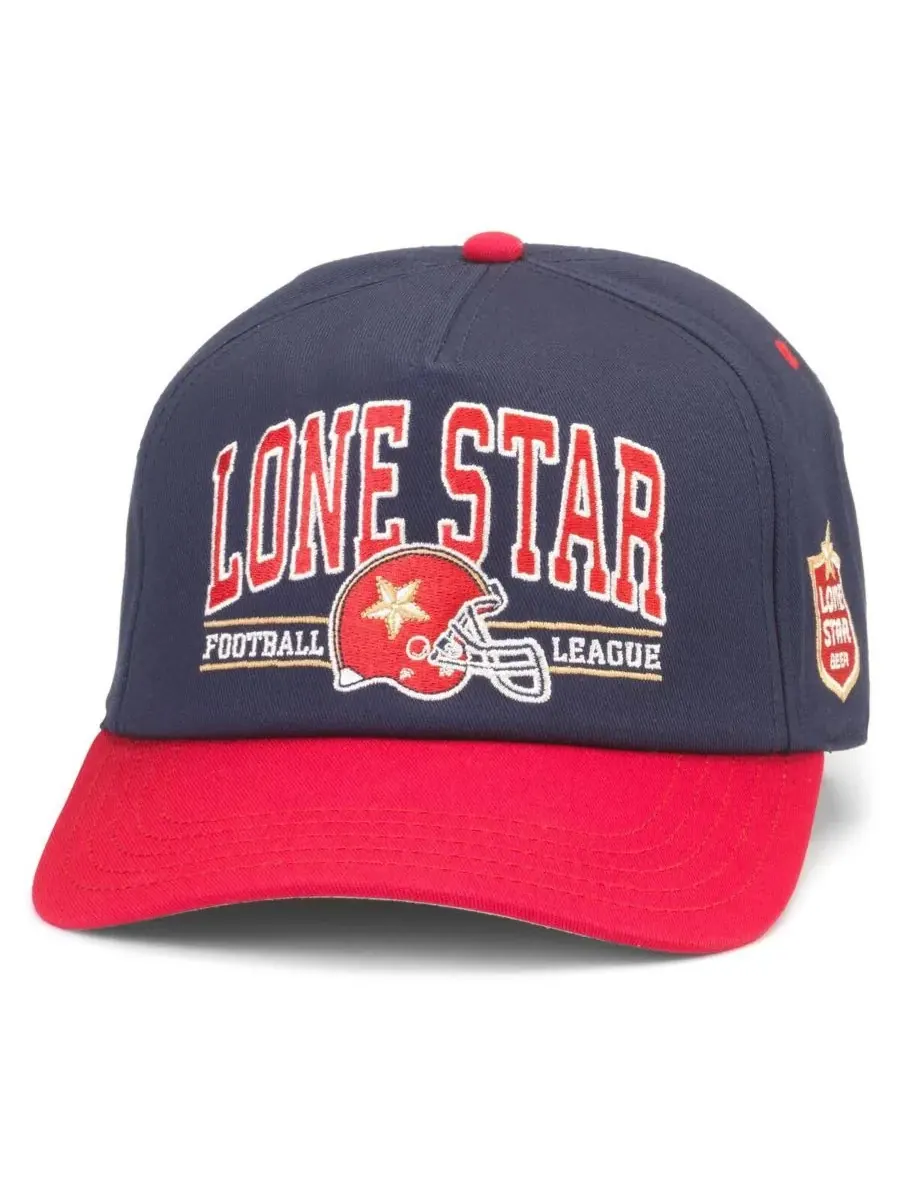 American Needle Мужская регулируемая кепка с изображением футбольного мяча "Lone Star" цвета — изображение 1 из 2