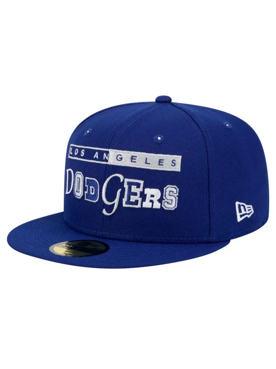 Мужская бейсболка Royal Los Angeles Dodgers Ransom 59FIFTY Fitted Hat New Era — изображение 1 из 4, королевский