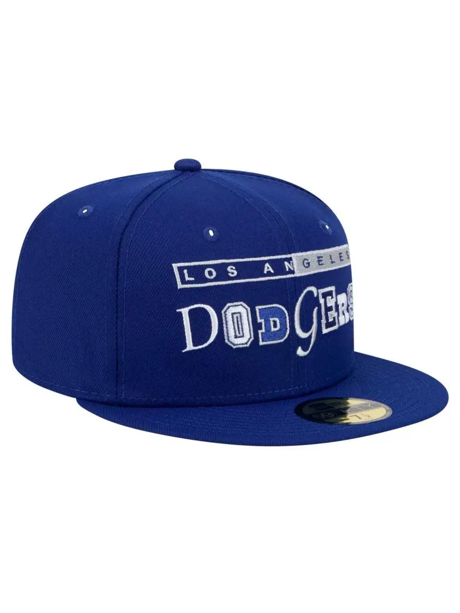 Мужская бейсболка Royal Los Angeles Dodgers Ransom 59FIFTY Fitted Hat New Era — изображение 3 из 4, королевский