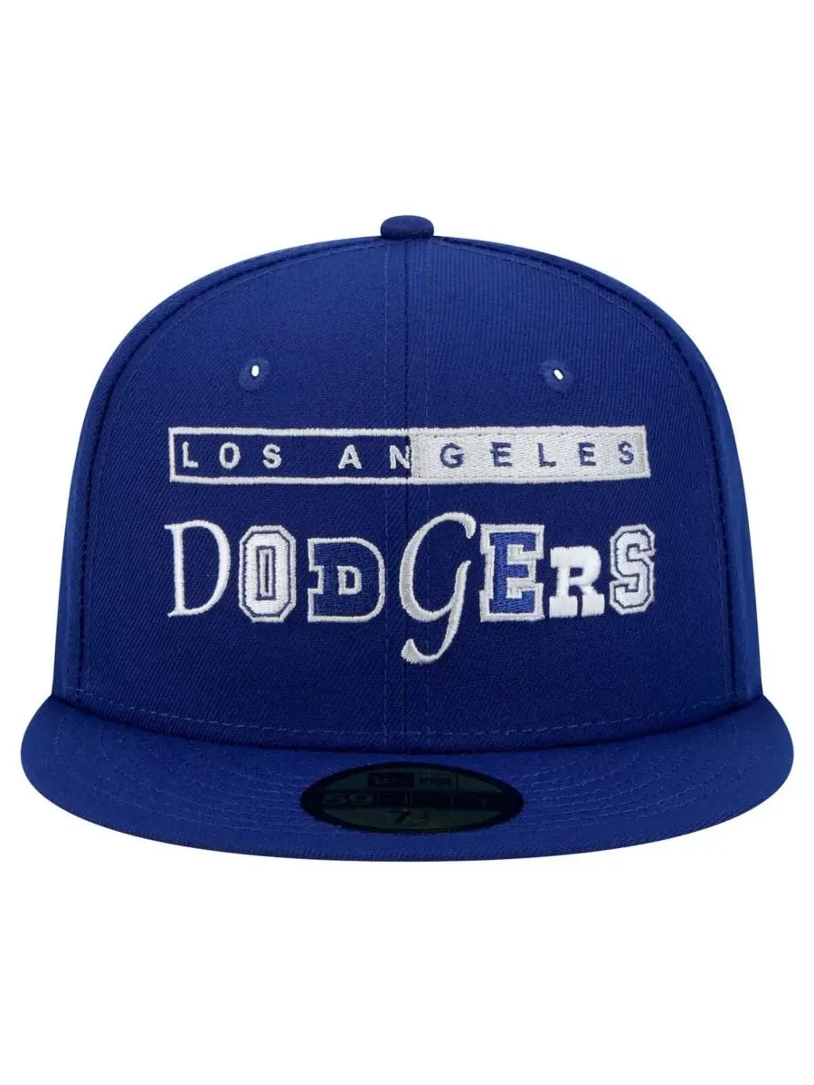 Мужская бейсболка Royal Los Angeles Dodgers Ransom 59FIFTY Fitted Hat New Era — изображение 4 из 4, королевский