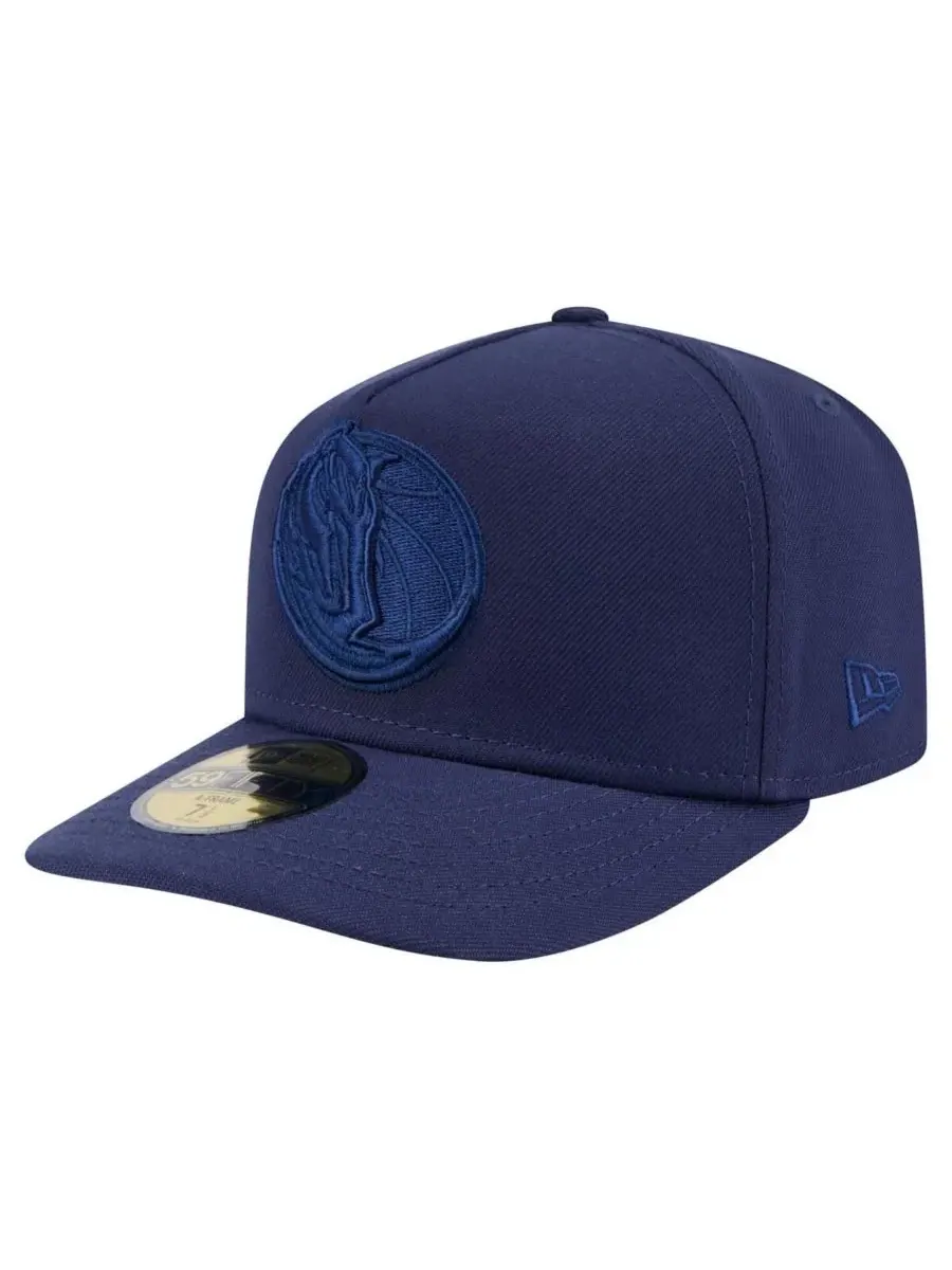 New Era Мужская темно-синяя кепка Dallas Mavericks Colorpack A-Frame Pinch Front 59FIFTY Fitted Hat — изображение 1 из 4