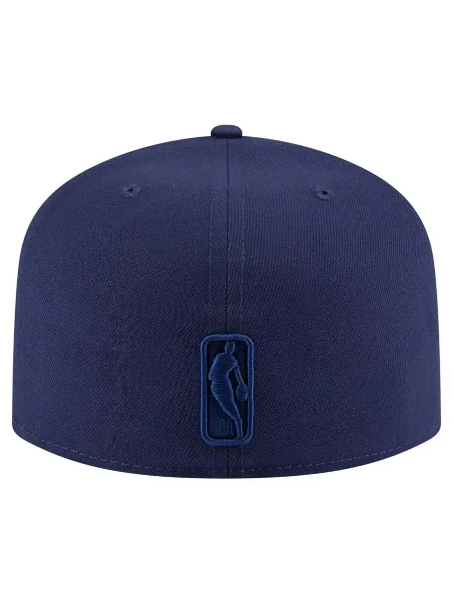 New Era Мужская темно-синяя кепка Dallas Mavericks Colorpack A-Frame Pinch Front 59FIFTY Fitted Hat — изображение 4 из 4