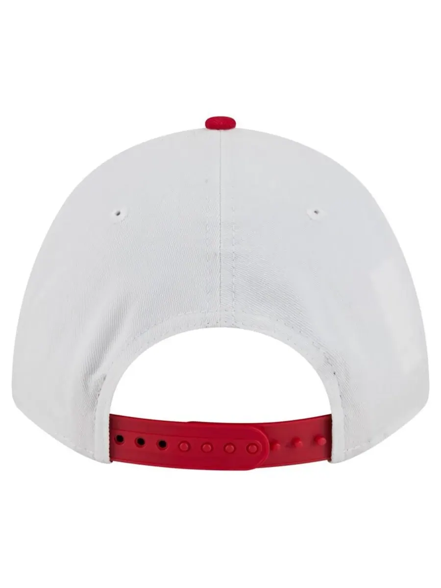New Era Мужская бело-красная кепка Maryland Terrapins Arch Two-Tone Rope 9FORTY A-Frame M-Crown с — изображение 4 из 5