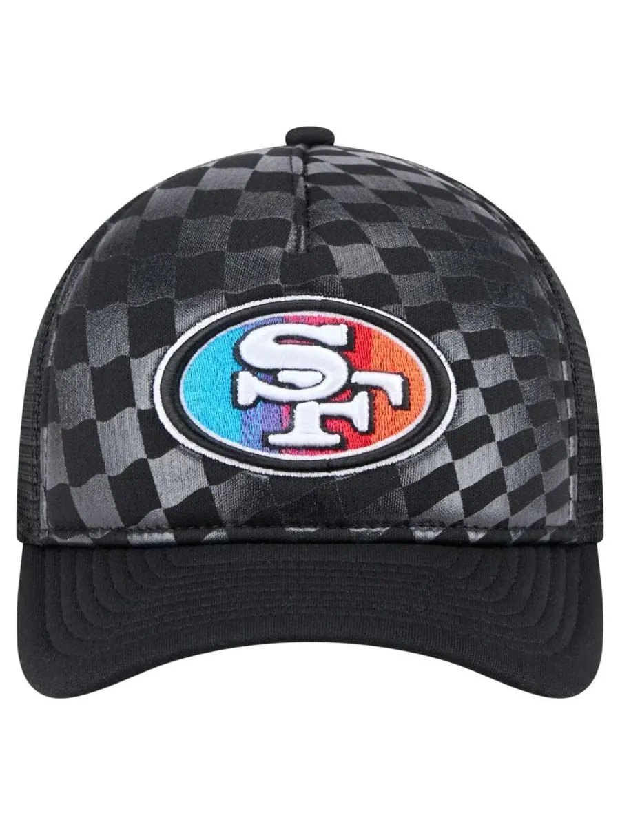 New Era Мужская черная регулируемая кепка San Francisco 49ers Gradient 9FORTY — изображение 2 из 4, черный