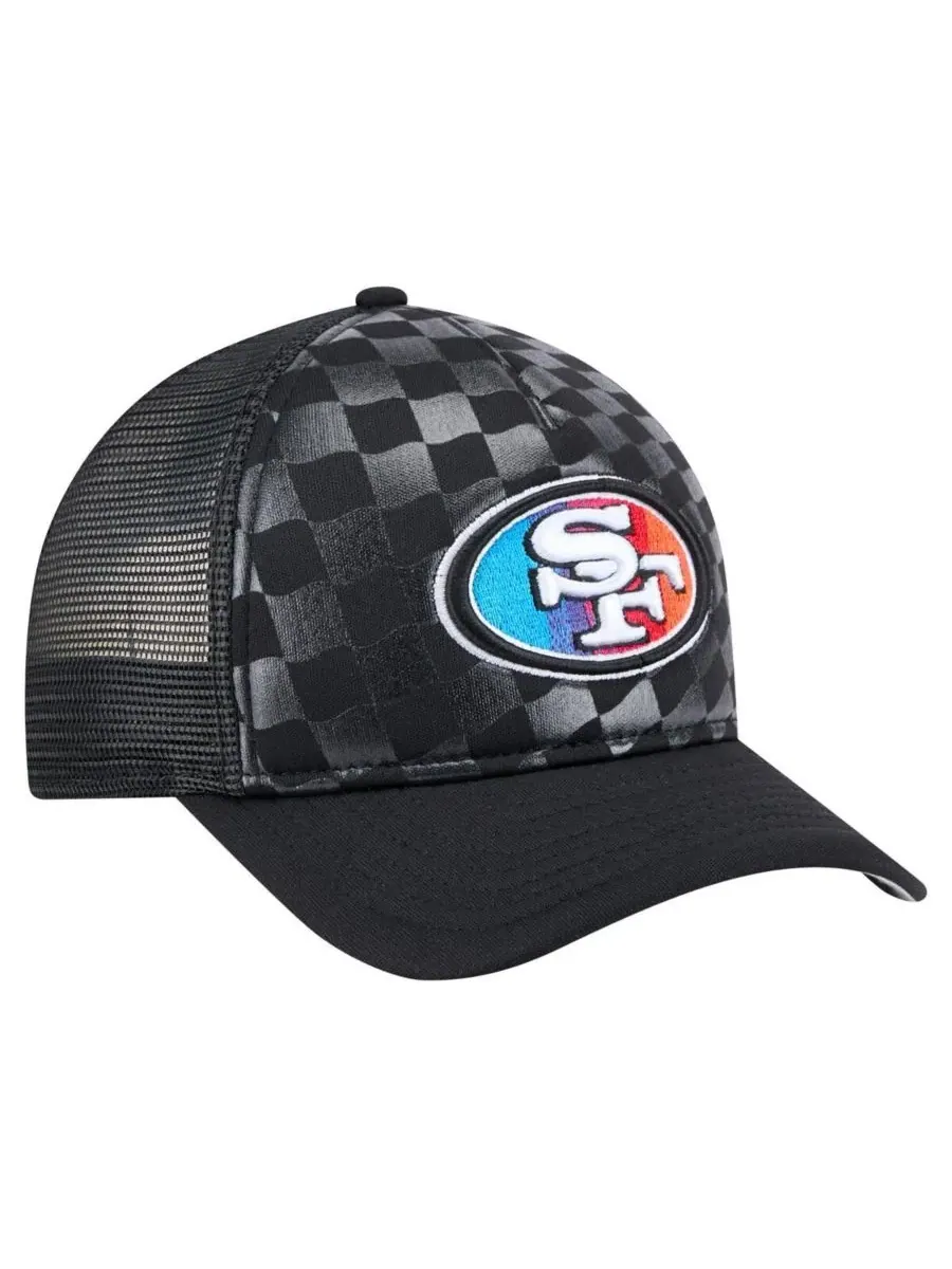 New Era Мужская черная регулируемая кепка San Francisco 49ers Gradient 9FORTY — изображение 3 из 4, черный