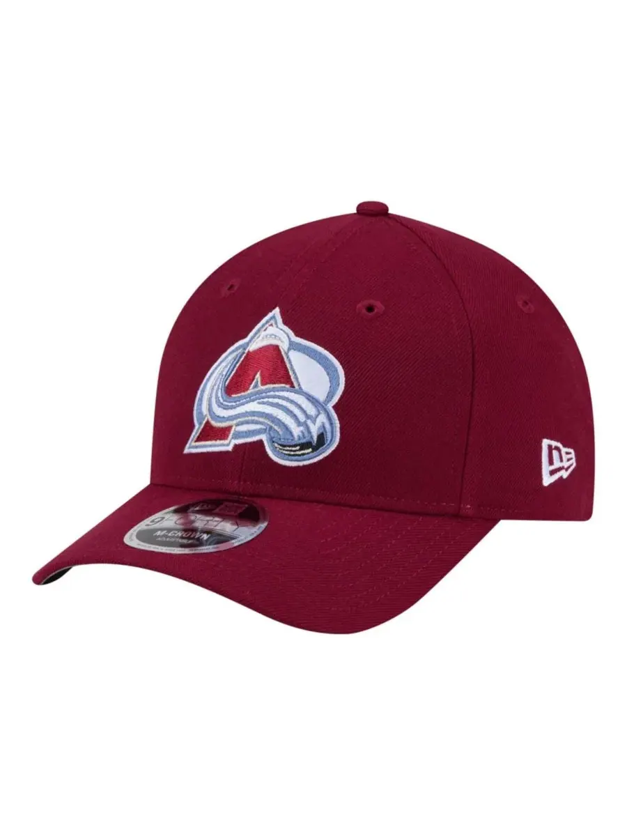 Бейсболка с вышитым логотипом Colorado Avalanche New Era — изображение 1 из 5, бордовый