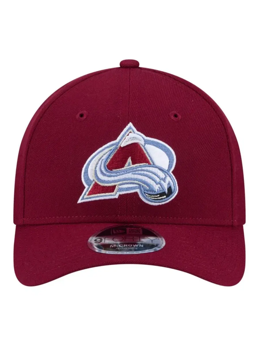 Бейсболка с вышитым логотипом Colorado Avalanche New Era — изображение 2 из 5, бордовый
