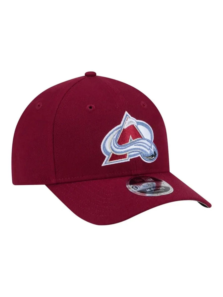 Бейсболка с вышитым логотипом Colorado Avalanche New Era — изображение 3 из 5, бордовый
