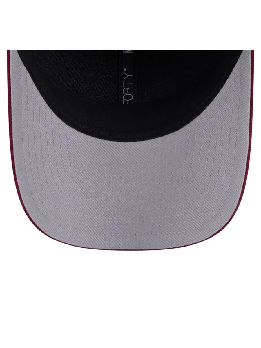 Бейсболка с вышитым логотипом Colorado Avalanche New Era — изображение 5 из 5, бордовый