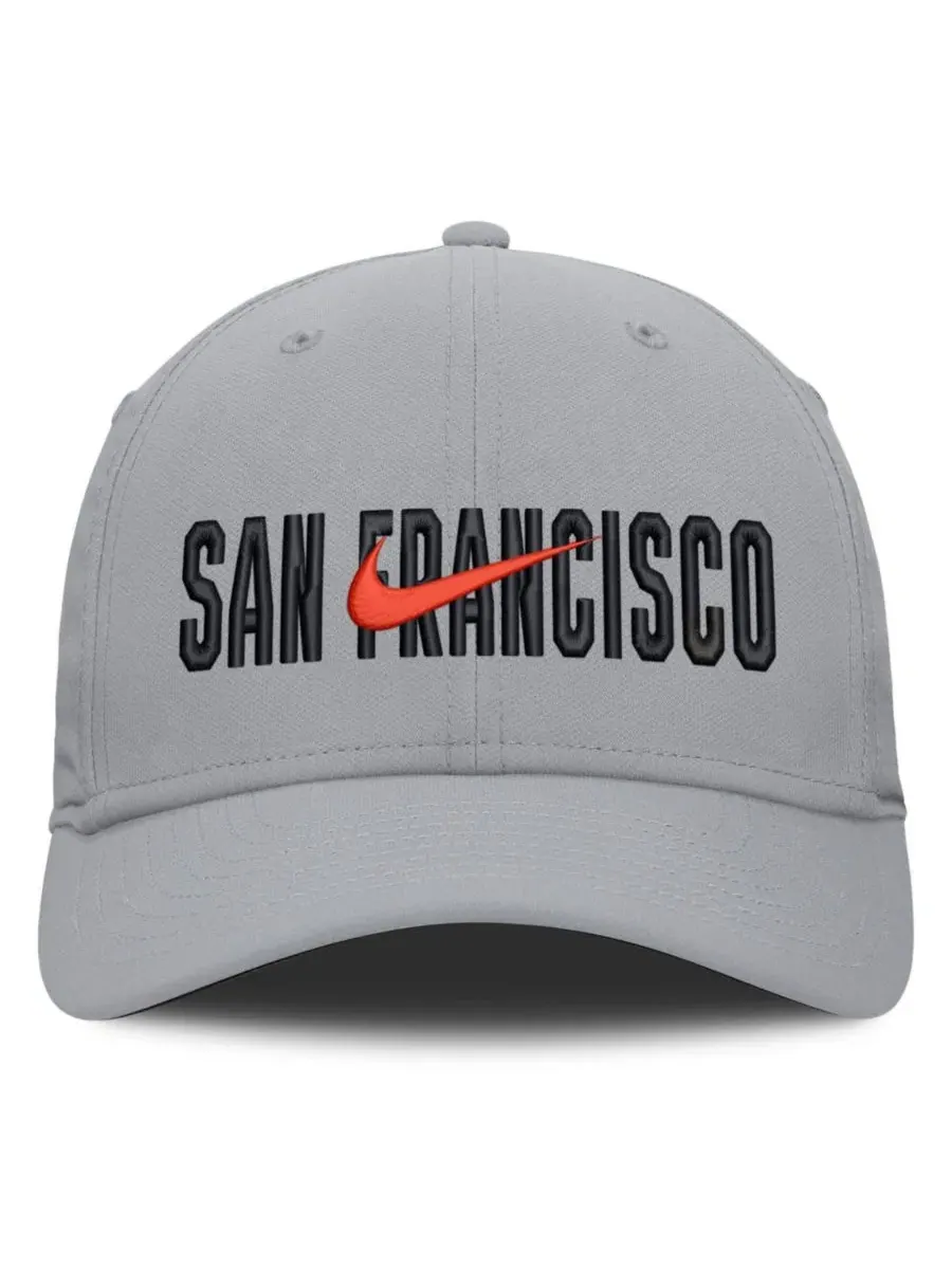 Кепка Nike San Francisco Giants Primetime Rise Dri-FIT Flex Hat — изображение 2 из 5, серый