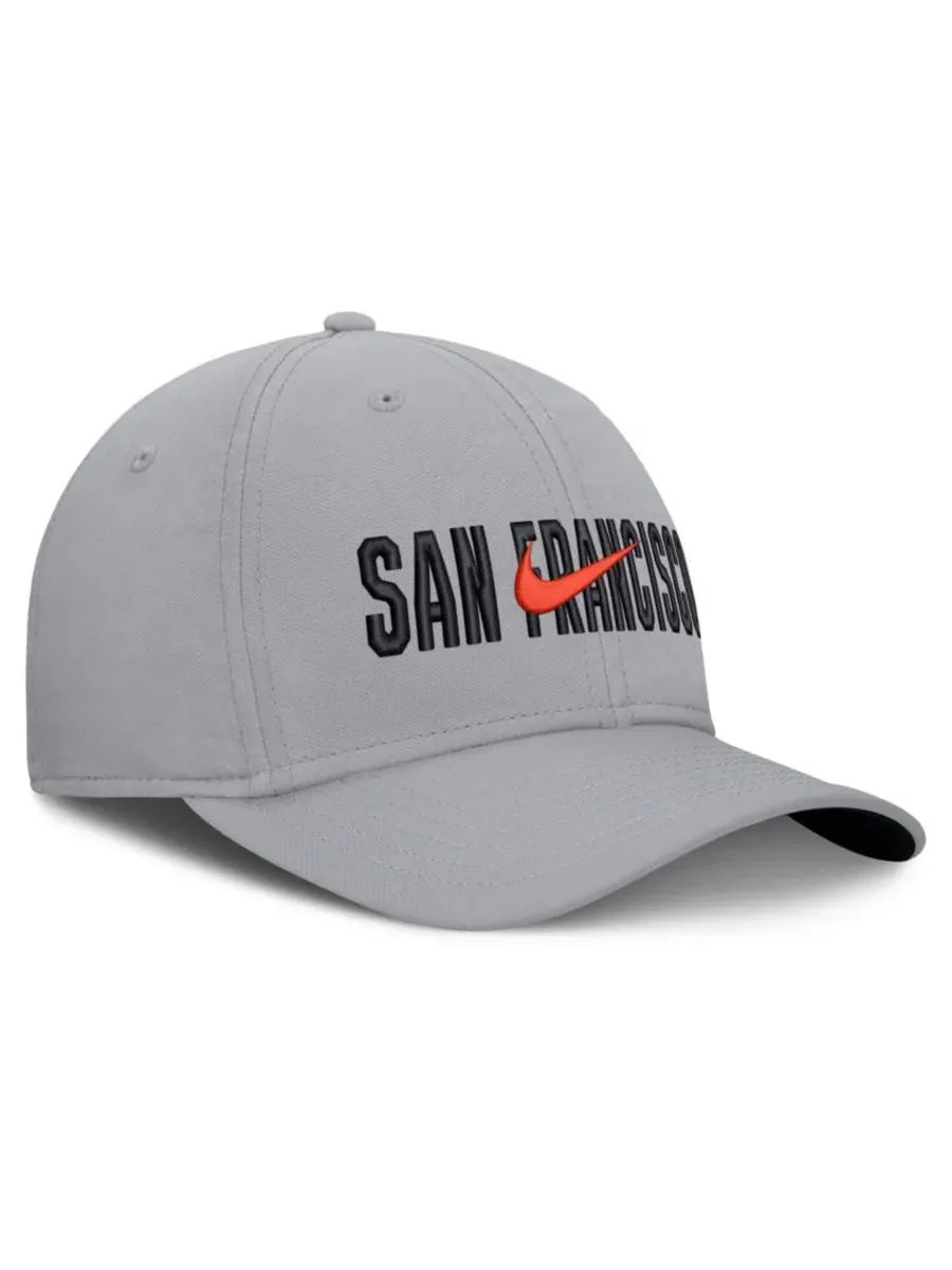 Кепка Nike San Francisco Giants Primetime Rise Dri-FIT Flex Hat — изображение 3 из 5, серый
