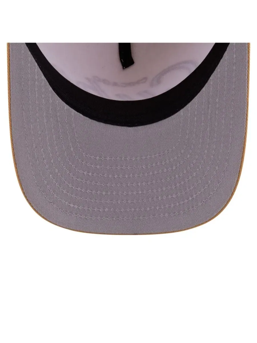 Кепка-снэпбек с вышивкой Chicago Cubs Herringbone 9FIFTY A-Frame New Era — изображение 2 из 5, бежевый