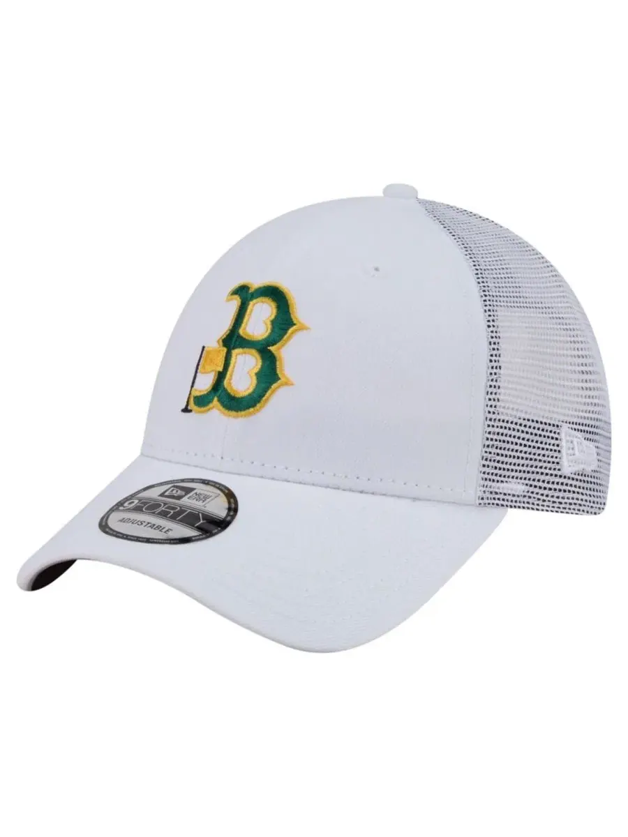 Кепка-тракер с вышивкой Boston Red Sox New Era — изображение 1 из 5, белый